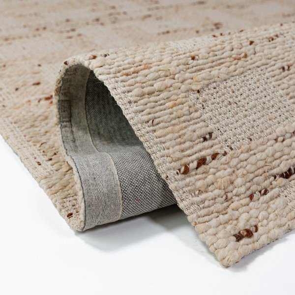 Handgewebter Teppich mit Wollanteil in Naturfarbe, 160 × 230 cm Rova Blend - Flair Rugs-image-4