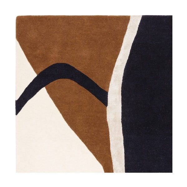 Handgewebter Wollteppich in Ziegelrot, 160 × 230 cm Matrix - Asiatic Carpets-image-2