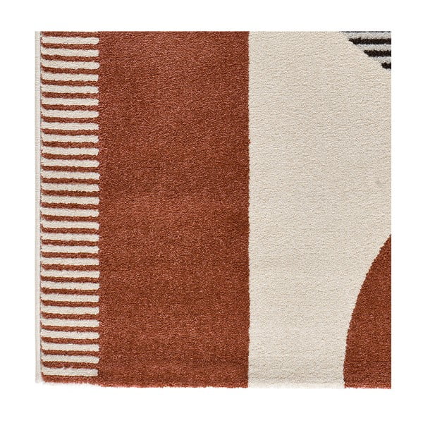 Rot-grauer Teppich 160 × 230 cm Gaia - Universal-image-2
