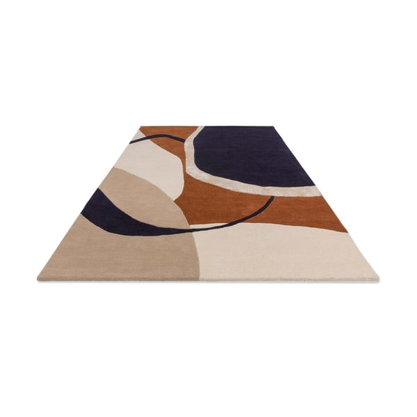 Handgewebter Wollteppich in Ziegelrot, 160 × 230 cm Matrix - Asiatic Carpets-image-4