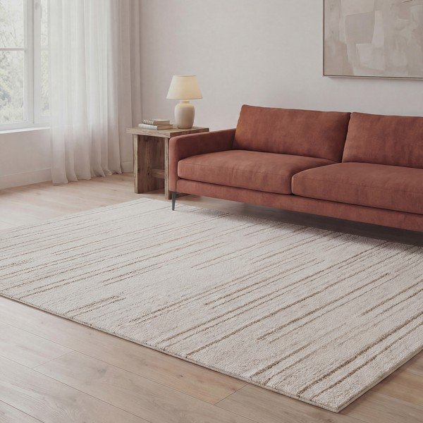 Cremefarbener Teppich 120 × 160 cm Oslo - Asiatic Carpets-image-1