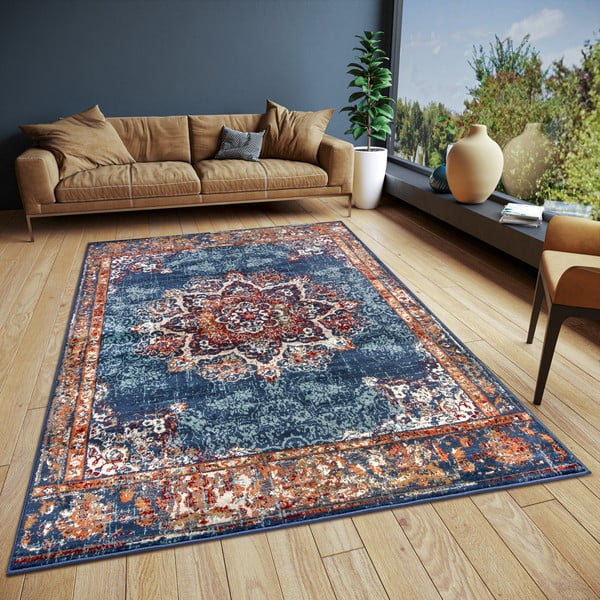 Dunkelblauer Teppich 200 × 280 cm Orient Maderno - Hanse Home-image-1