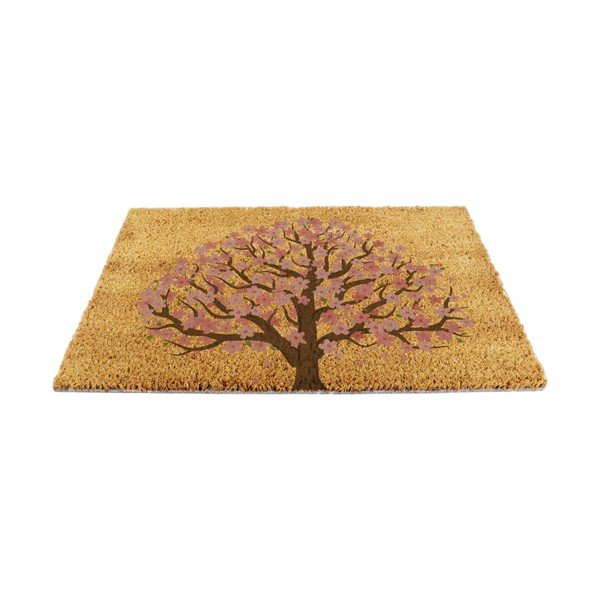 Fußmatte aus Kokosfasern, 60 × 90 cm Blossom Tree of Life - Artsy Doormats