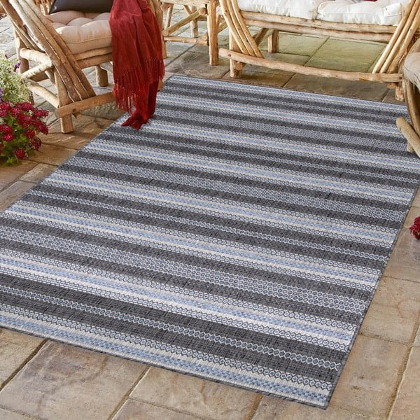 Grauer Outdoor-Teppich 120 x 170 cm Sunny - Ayyildiz Carpets-image-1