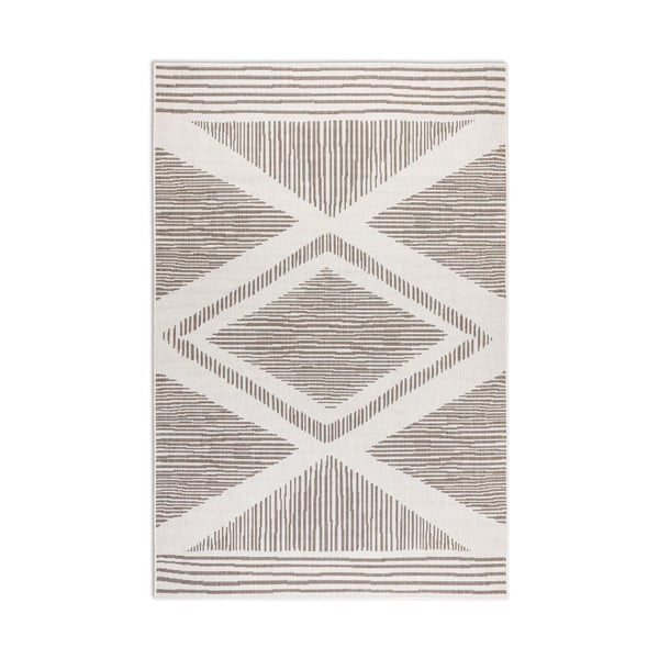 Cremebrauner Outdoor-Teppich, 120 × 170 cm Gemini - Elle Decoration