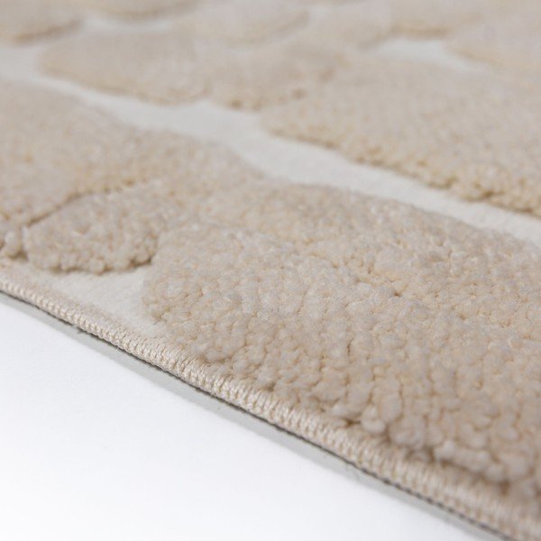 Cremefarbener Läufer 80 × 300 cm Esra Cobbled - Flair Rugs-image-3