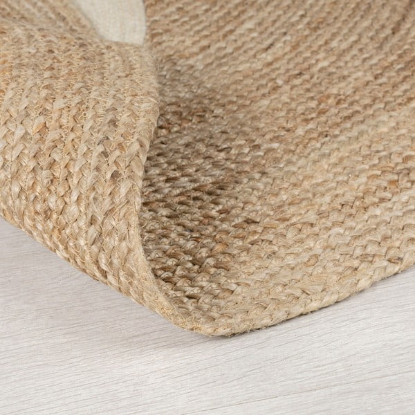 Handgewebter Jute-Kinderteppich in Naturfarbe, 100 × 100 cm Bertie Bear - Flair Rugs-image-2