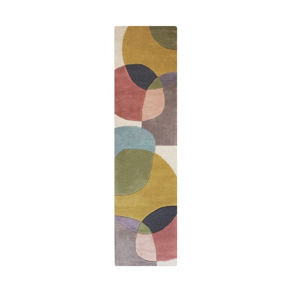 Handgewebter Wollläufer, 60 × 230 cm Glow Multi - Flair Rugs