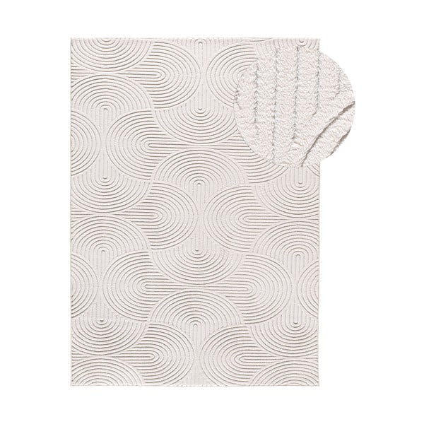 Cremefarbener Teppich 120 x 170 cm Estilo - Universal