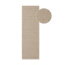 Beiger, handgewebter Läufer aus Wolle, 80 x 250 cm Camden Parker - Ted Baker