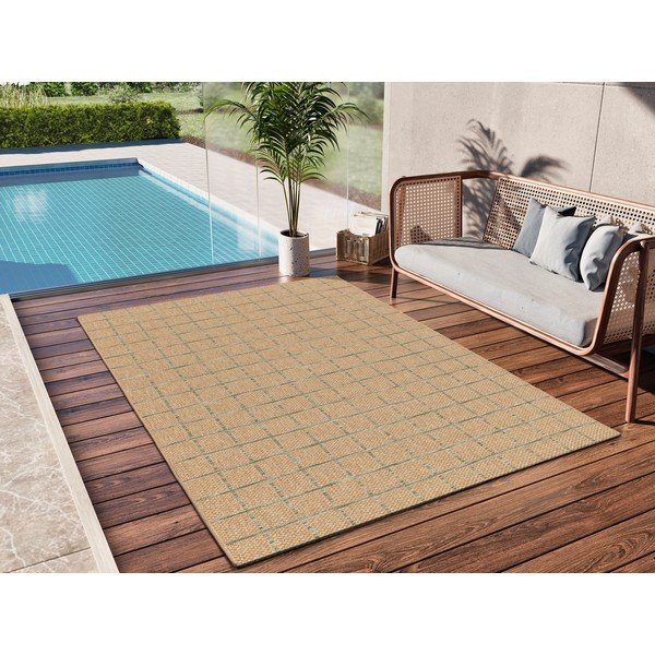Teppich für den Innen- und Außenbereich in Naturfarbe, 160 x 230 cm Pergola - Universal-image-1