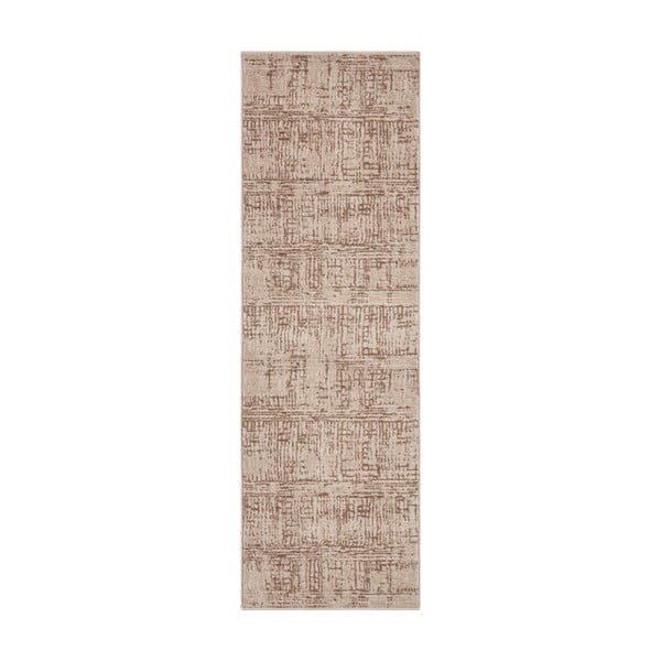 Braun-beige Teppich 80 × 200 cm Terrain - Hanse Home