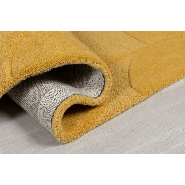Gelber Wollteppich, 200 × 290 cm Gigi - Flair Rugs-image-2