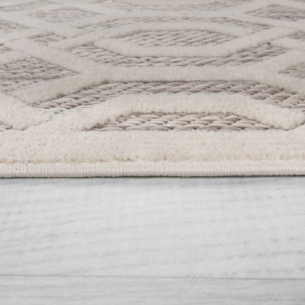 Beige Teppich für Innen- und Außenbereiche 80x150 cm Mondo – Flair Rugs-image-4