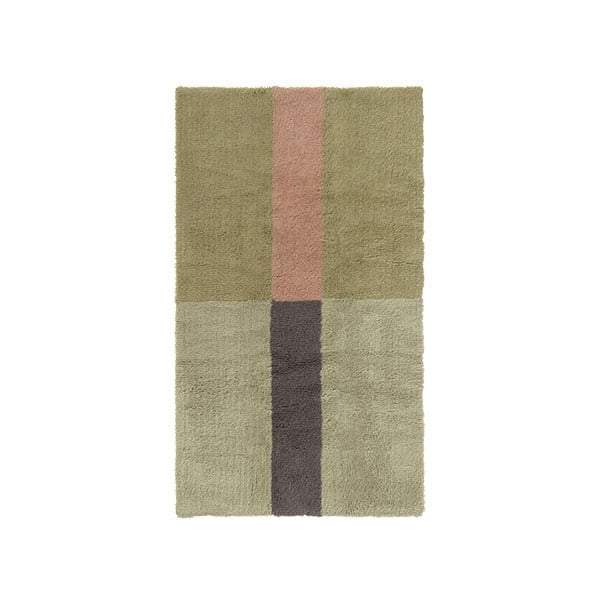 Handgewebter Wollteppich, 80 × 140 cm Chroma Dusty Pink - Lorena Canals