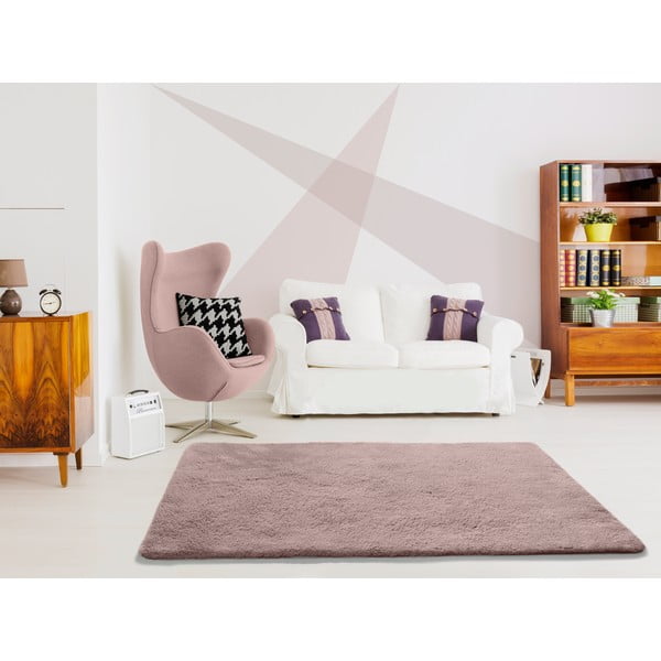 Rosa Teppich 60x100 cm Alpaca Liso – Universal-image-1
