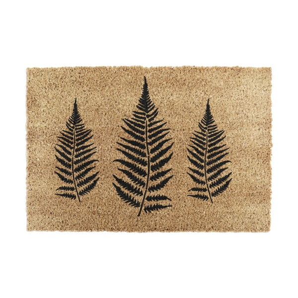 Fußmatte aus Kokosfasern, 40 x 60 cm Fern Leaf - Artsy Doormats