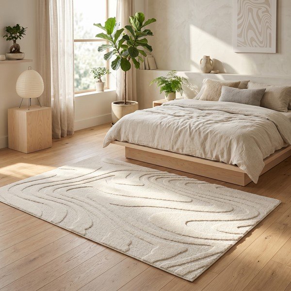 Cremefarbener Teppich 120 x 170 cm Dune - ESTE-image-4