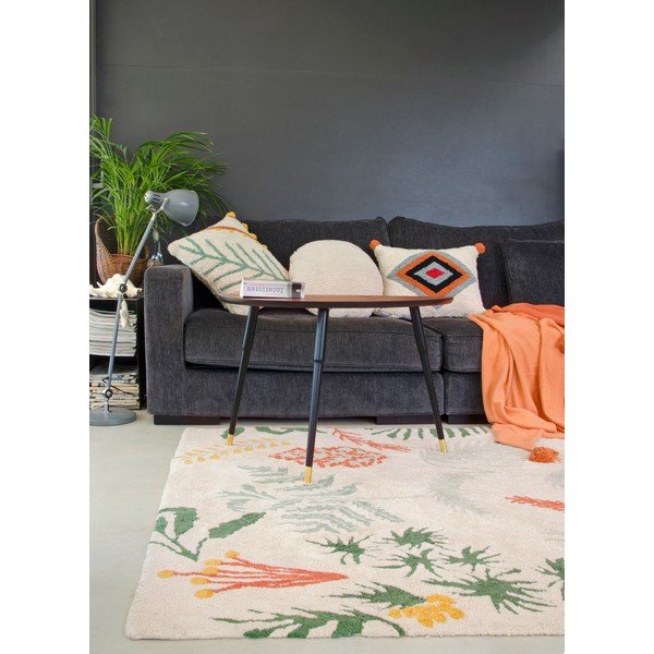 Waschbarer, handgewebter Baumwoll-Kinderteppich, 170 x 240 cm Botanic Plants - Lorena Canals-image-1