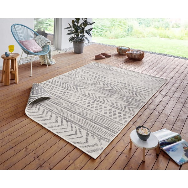 Brauner/beige Teppich für Innen- und Außenbereiche 80x150 cm Biri – Hanse Home-image-1