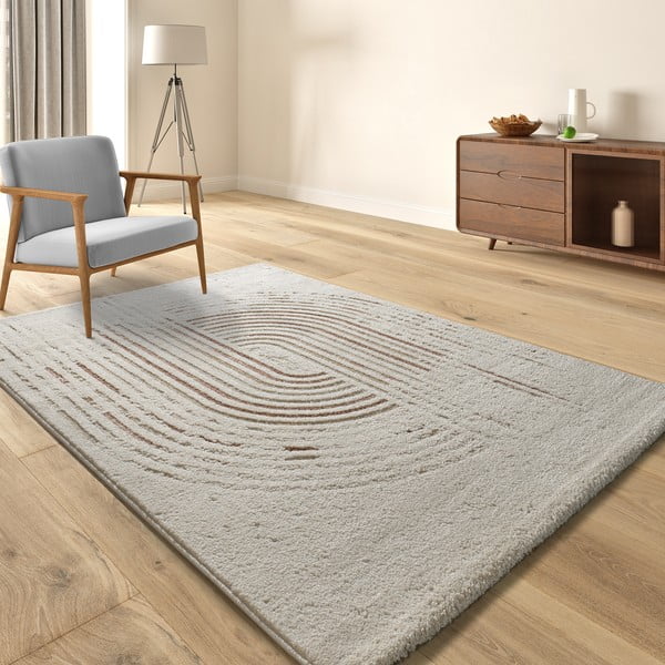 Cremefarbener Teppich 120 × 170 cm Candela - Universal-image-1