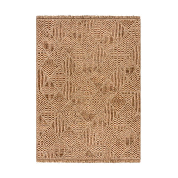 Teppich für den Innen- und Außenbereich in Naturfarbe, 200 × 290 cm Nora Diamond - Flair Rugs