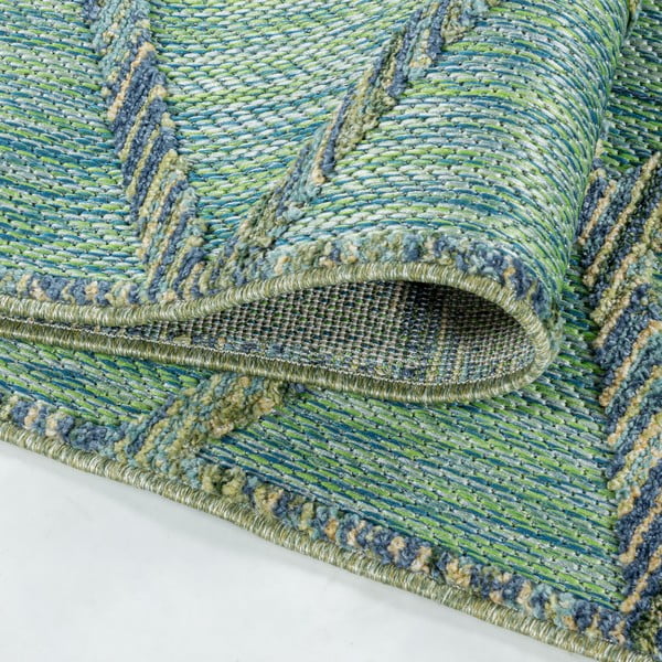 Grüne Außenlaufbahn 80 x 250 cm Bahama - Ayyildiz Carpets-image-2