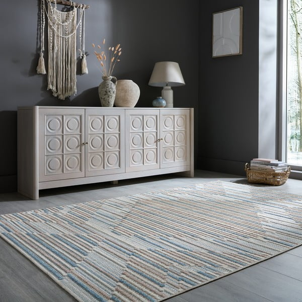 Elfenbeinfarbener waschbarer Teppich 78x150 cm Clementine Multi – Flair Rugs-image-1