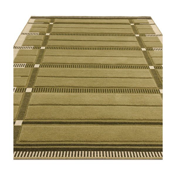 Grün/beiger, handgewebter Wollteppich, 200 × 290 cm Fable - Asiatic Carpets-image-3