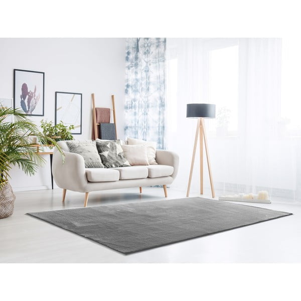 Dunkelgrauer Teppich 160x230 cm Loft – Universal-image-2