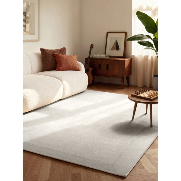 Cremefarbener, handgewebter Teppich mit Wollanteil, 160 × 230 cm Kivi Cream - Villeroy&Boch-image-1