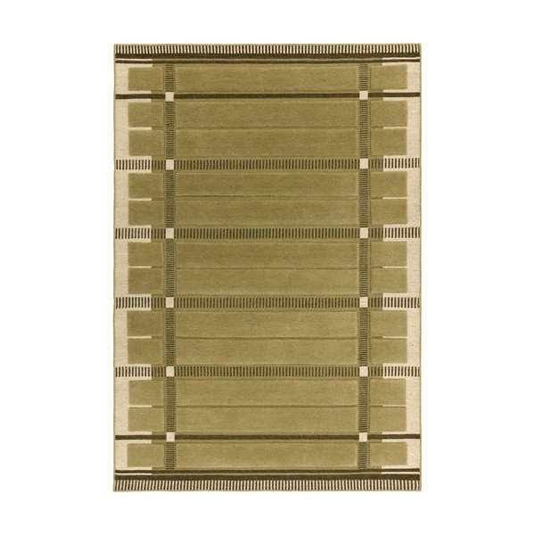 Grün/beiger, handgewebter Wollteppich, 200 × 290 cm Fable - Asiatic Carpets