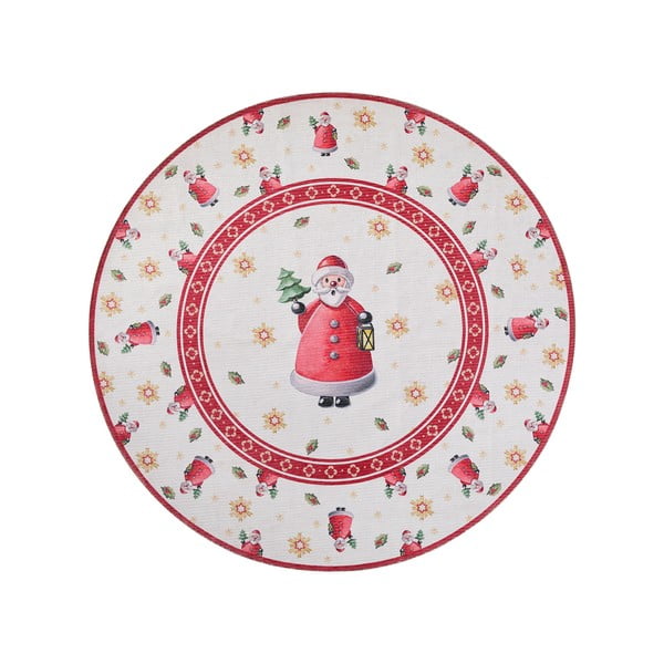 Roter runder Teppich mit Weihnachtsmotiv, Ø 160 cm Toy's Delight Santa Claus - Villeroy&Boch