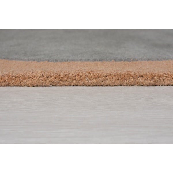 Blauer/brauner Wollteppich, 200 × 290 cm Esrei - Flair Rugs-image-3