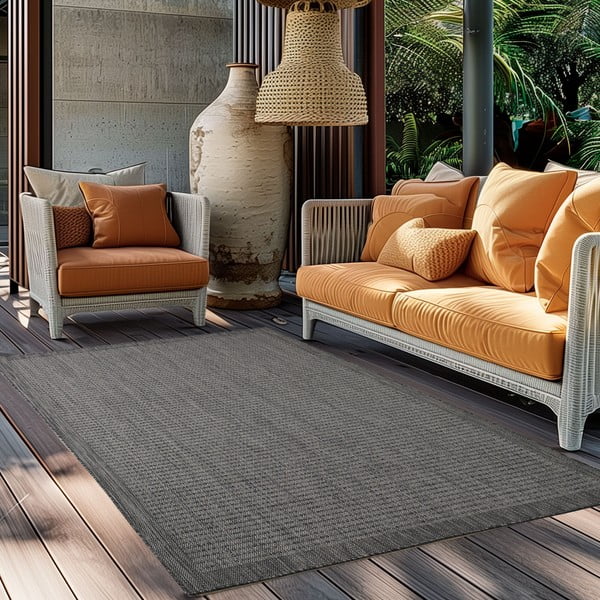 Dunkelgrauer Outdoor-Teppich, 60 × 100 cm Giza 1410 - Ayyildiz Carpets-image-1