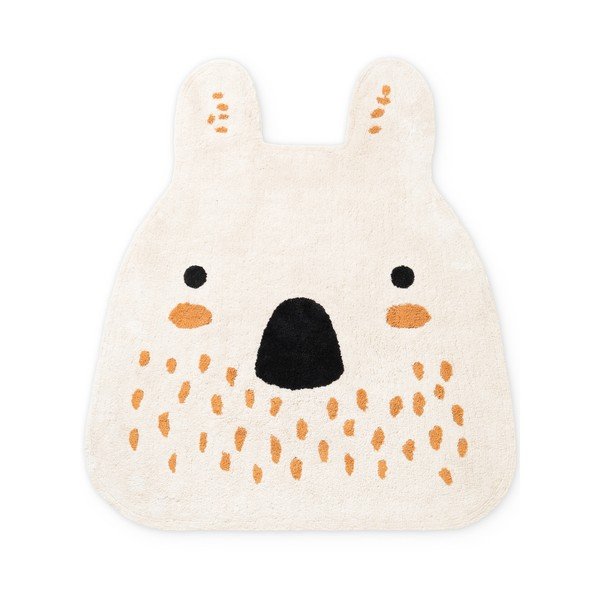 Cremefarbener, waschbarer/handgewebter Baumwoll-Kinderteppich, 120 × 137 cm Snuggle Nienchen - Hanse Home