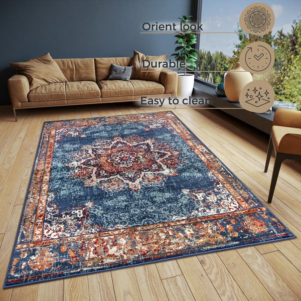 Dunkelblauer Teppich 200 × 280 cm Orient Maderno - Hanse Home-image-4
