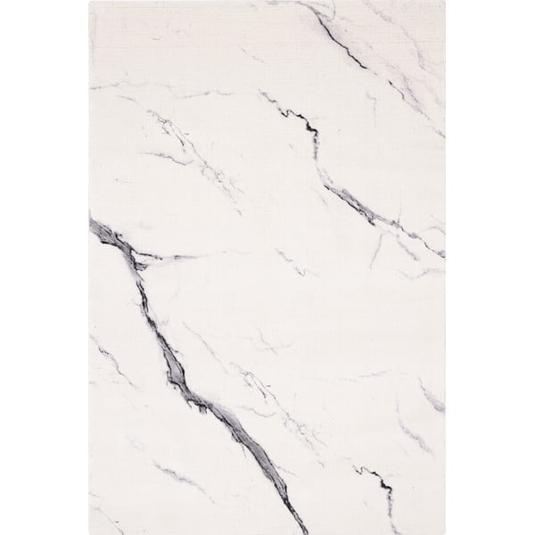 Cremefarbener Wollteppich, 160 × 240 cm Marble - Agnella