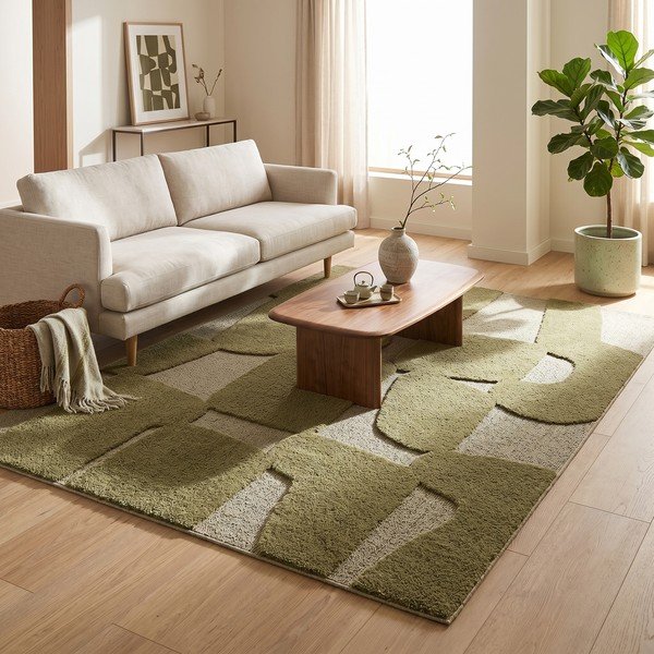 Dunkelgrüner Teppich 120 x 170 cm Cairo - ESTE-image-3