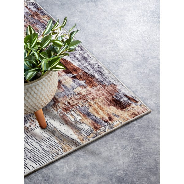 Grauer Teppich 200 × 290 cm Malard Copper Gold - Elle Decoration-image-2