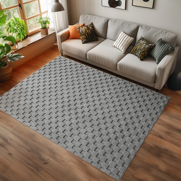 Grauer Teppich 60 x 110 cm Helix 2203 - Ayyildiz Carpets-image-1