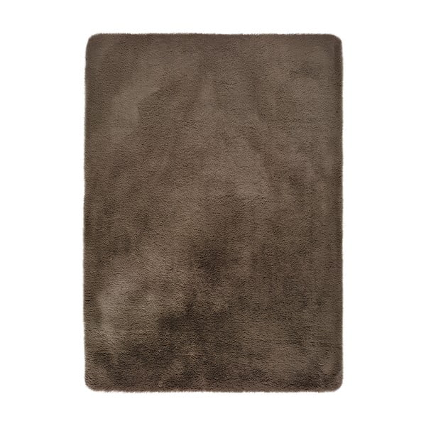 Brauner Teppich 140x200 cm Alpaca Liso – Universal