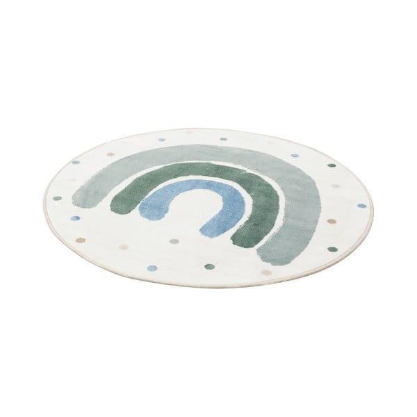 Grüner/elfenbeinfarbener Kinderteppich, Ø 133 cm Joyful Mint - FD-image-4