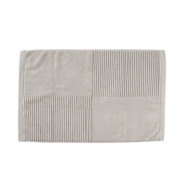 Hellgrauer Badezimmerteppich, 50 × 80 cm Classic - Zone