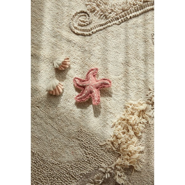 Beiger Spielteppich aus Baumwolle für Kinder, 140 x 200 cm Seabed - Lorena Canals-image-4