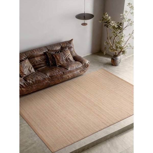 Doppelseitiger/handgewebter Teppich mit Juteanteil in Naturfarbe, 160 × 230 cm Birka - Villeroy&Boch-image-1