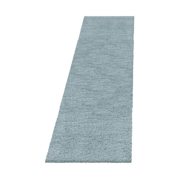 Blauer Läufer 80 × 250 cm Fluffy - Ayyildiz Carpets