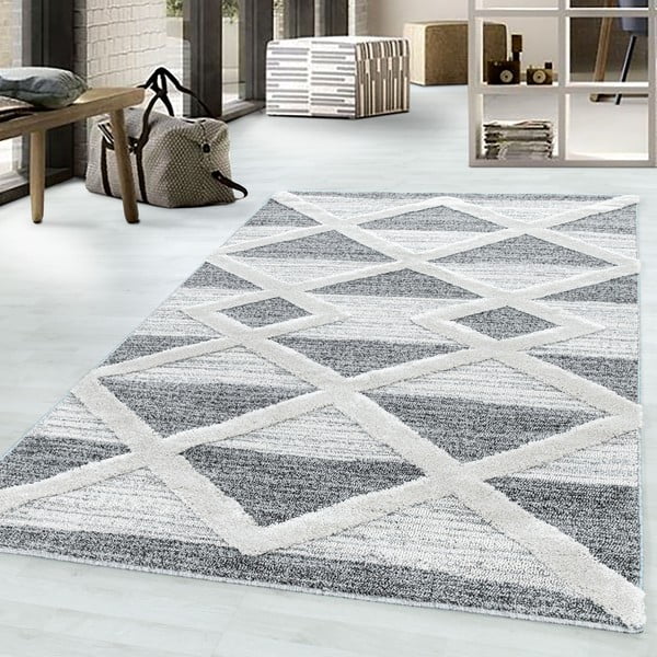 Grauer Teppich 80 × 150 cm Pisa - Ayyildiz Carpets-image-1