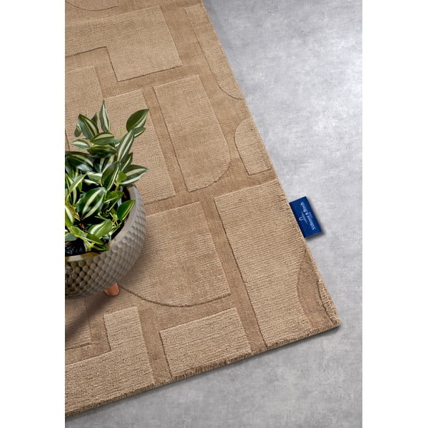 Beiger, handgewebter Läufer aus Wolle, 80 x 250 cm Alexis - Villeroy&Boch-image-2