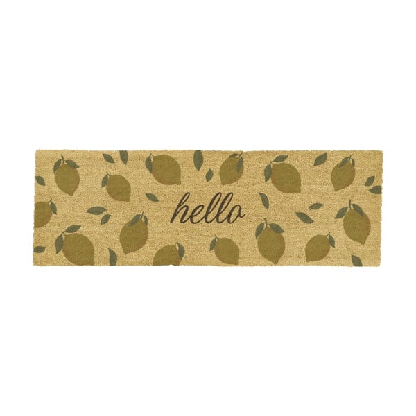 Fußmatte aus Kokosfasern, 40 x 120 cm Hello Lemons - Artsy Doormats
